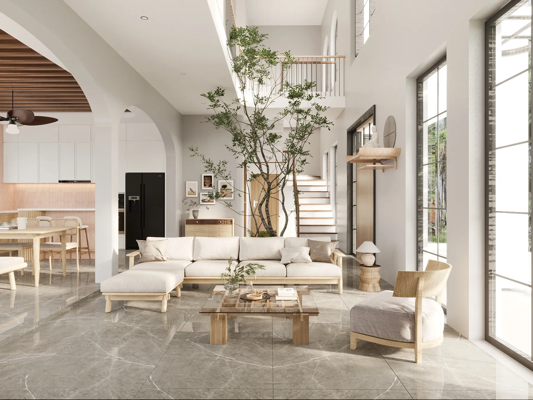 NHÀ ĐẤT – NỘI THẤT 8.2×11.4